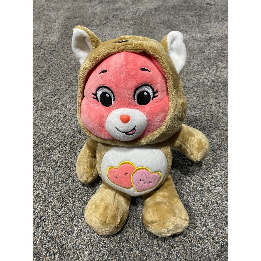 Care Bears Love-a-Lot Bear Squirrel Costume Plush Basic Fun Unlock the Magic